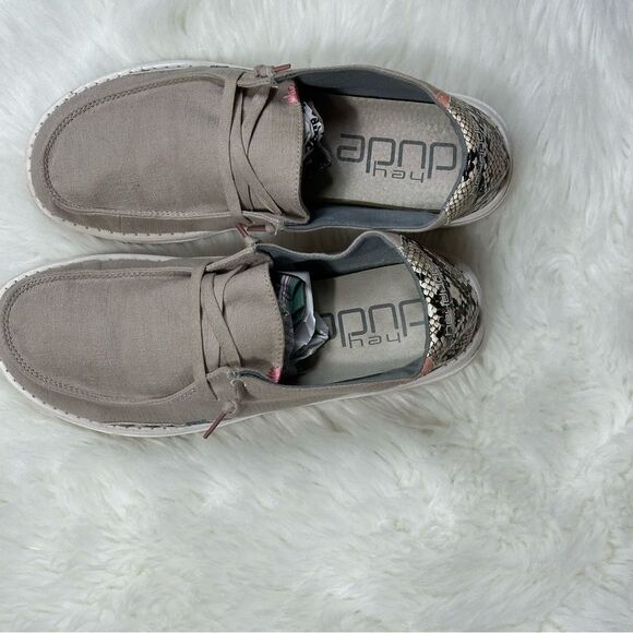 Hey Dude Light Brown Casual Loafers - Picture 4 of 10